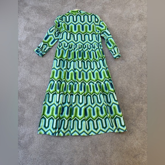 Lesley Evers Ruthie dress in Corinth Green - Picture 3 of 10